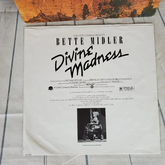 Vintage 1980 Bette Middler in  Divine Madness Vinyl Album Atlantic Records - Picture 5 of 16